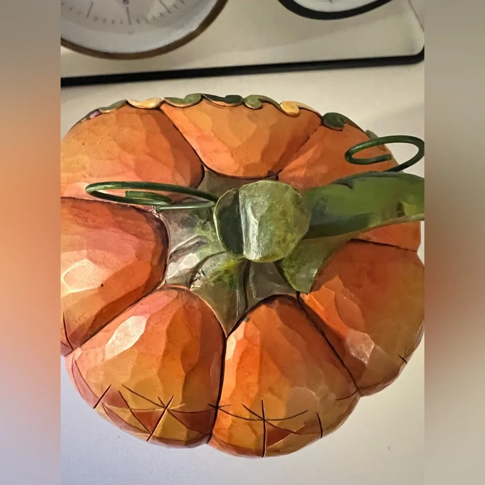 Jim Shore Heartwood Creek Blessings of the Harvest Quilt Massachusetts Pumpkin - Picture 10 of 10